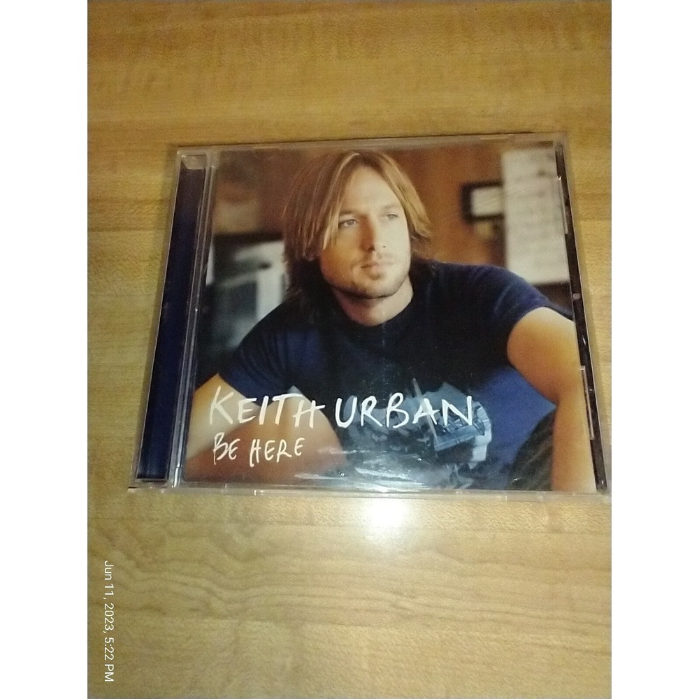 Keith Urban Be Here CD 2004 Capitol Records Nashville Country Music Album